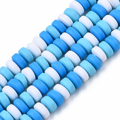Handmade Polymer Clay Beads Strands CLAY-N008-008T-1