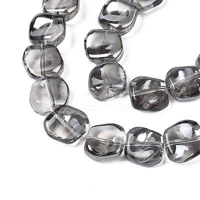 Electroplate Glass Beads Strand X-EGLA-S188-21-A01-1