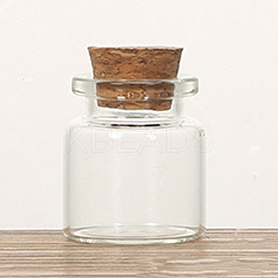 Glass Cork Bottles Ornament CON-PW0001-038A-1