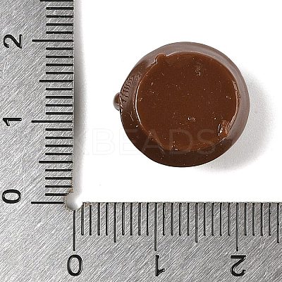 Resin Coffee Miniature Ornaments DOLL-P002-A01-1