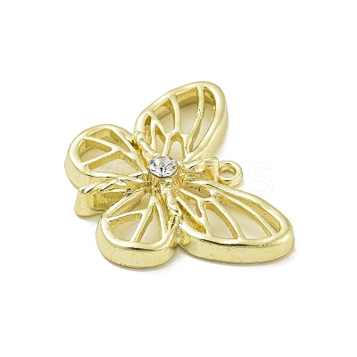 Alloy Rhinestone Pendants ENAM-I060-16G-1