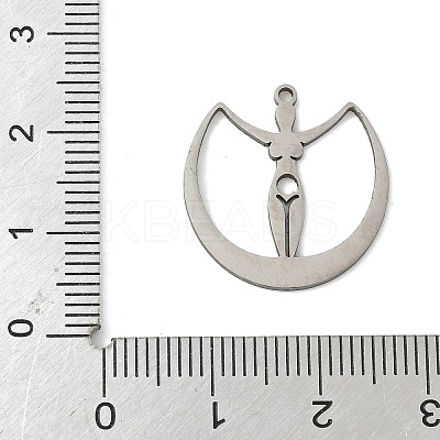 201 Stainless Steel Pendants STAS-H480-03P-1