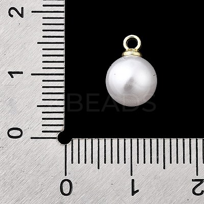 ABS Plastic Imitation Pearl Pendants FIND-H052-01E-04G-1