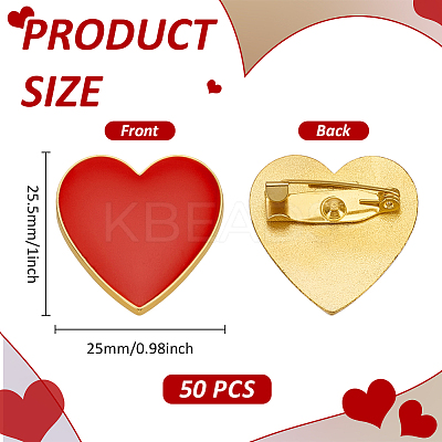50Pcs Enamel Pins JEWB-FG0001-62-1