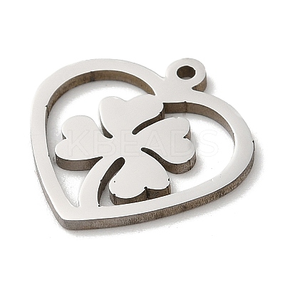 Non-Tarnish 201 Stainless Steel Pendants STAS-E206-06P-02-1