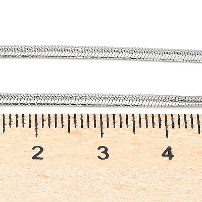 Non-Tarnish 304 Stainless Steel Snake Chain Necklaces NJEW-F195-02A-P-1