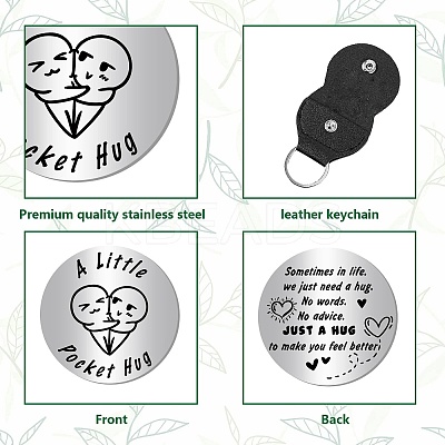 201 Stainless Steel Commemorative Coins AJEW-CN0002-05G-1