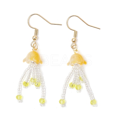 304 Stainless Steel Dangle Earrings EJEW-MZ00454-04-1