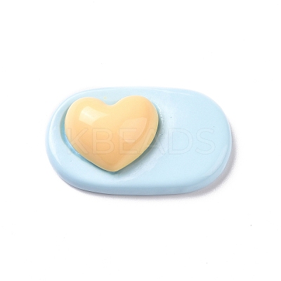Cute Opaque Resin Cabochons RESI-L037-04-1