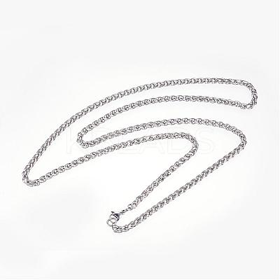 Non-Tarnish 304 Stainless Steel Necklaces NJEW-D281-18-1