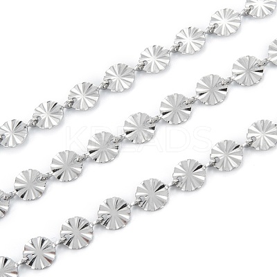 Tarnish Resistant 3.28 Feet Handmade 304 Stainless Steel Link Chains X-CHS-M004-11P-1