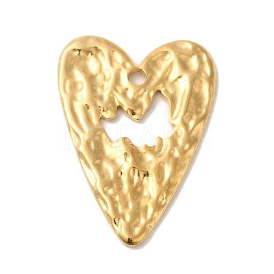304 Stainless Steel Pendants X-STAS-Q309-08G-1