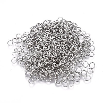 Tarnish Resistant 304 Stainless Steel Open Jump Rings STAS-F250-11P-E-1