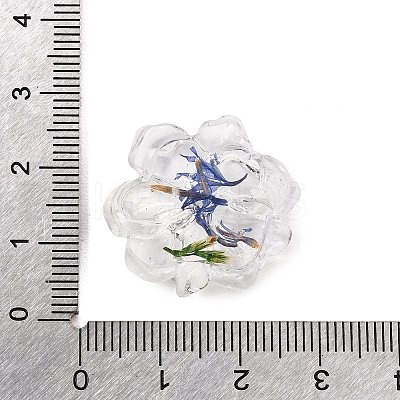 Transparent Resin Cabochons RE-CBA7537-01B-1