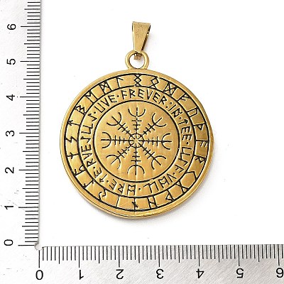 Viking 304 Stainless Steel Pendants STAS-P400-01D-AG-1