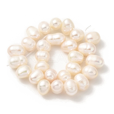 Natural Cultured Freshwater Pearl Beads Strands PEAR-A006-29C-X-1