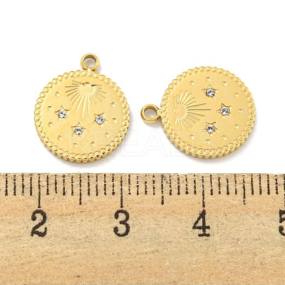 PVD Vacuum Plating 304 Stainless Steel Pendants STAS-L278-026G-1