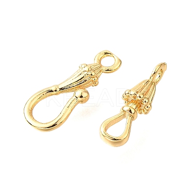 Brass Hook and S-Hook Clasps KK-D356-21G-1