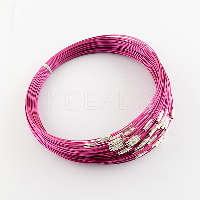 Steel Wire Bracelet Cord DIY Jewelry Making LS-TWIR-R004-04-1