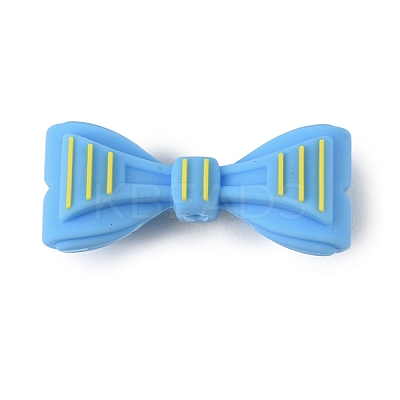 Father's Day Silicone Beads SIL-D014-03F-1