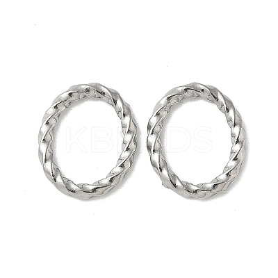 304 Stainless Steel Twisted Linking Rings STAS-L300-006C-P-1