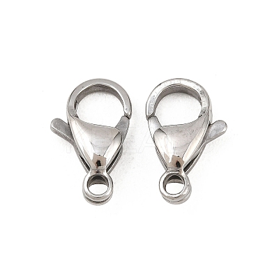 Tarnish Resistant 304 Stainless Steel Lobster Claw Clasps LS-X-STAS-AB16-1
