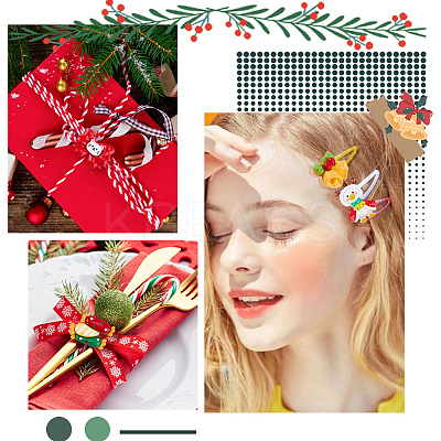 Christmas Opaque Resin Decoden Cabochons RESI-SP0001-04B-1