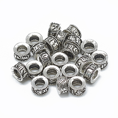 Thailand 925 Sterling Silver Beads STER-T002-19AS-1