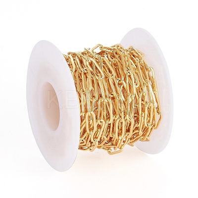 Brass Paperclip Chains CHC-G007-03G-1