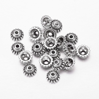 Tibetan Style Alloy Caps LS-LF1235Y-1