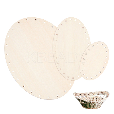 Wooden Knitting Crochet Bottoms Set WOOD-WH0027-15-1