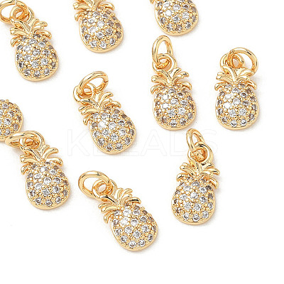 SHEGRACE Brass Micro Pave Cubic Zirconia Pendants XGRQ3D915-478G-1