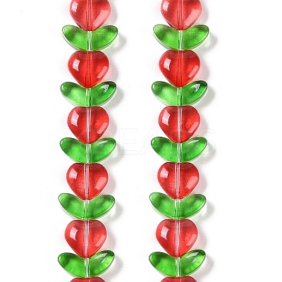 Transparent Glass Beads Strands GLAA-B021-04C-1