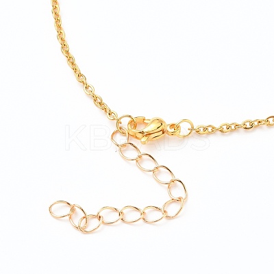 304 Stainless Steel Cable Chain Bracelet Making AJEW-JB00782-02-1