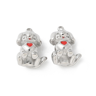 304 Stainless Steel Enamel Pendants STAS-Z122-20P-1
