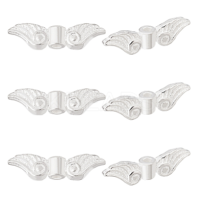 6Pcs 925 Sterling Silver Beads FIND-PH0021-81-1