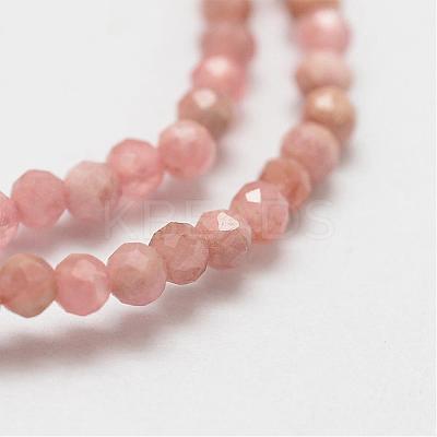 Natural Rhodochrosite Beads Strands G-P270-2mm-17-1