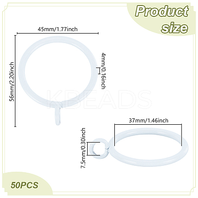 Iron Curtain Rings with Eyelet IFIN-WH0073-43C-1