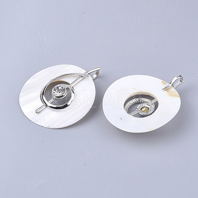 Freshwater Shell Big Pendants SHEL-S275-50B-1