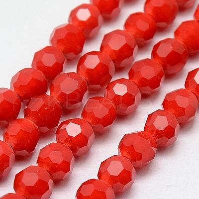 Eco-Friendly Glass Round Bead Strands EGLA-J042-4mm-M04-1