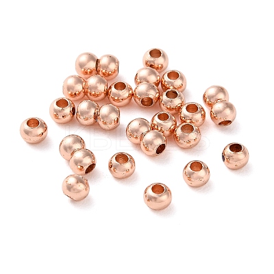 Rack Plating Brass Spacer Beads KKB-I709-03C-RG-1