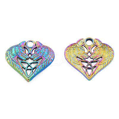 Ion Plating(IP) 201 Stainless Steel Pendants LS-STAS-N098-241M-1