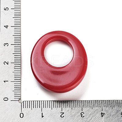Opaque Resin Pendants RESI-E058-01D-1