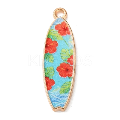 Printed Alloy Pendants AL-CBAFB12-01C-1