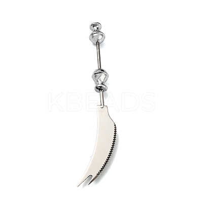 Non-Tarnish 201 Stainless Steel Cake Spatulas AJEW-P114-01D-P-1