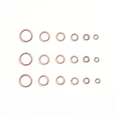 Brass Open Jump Rings KK-JQ0001-01R-1