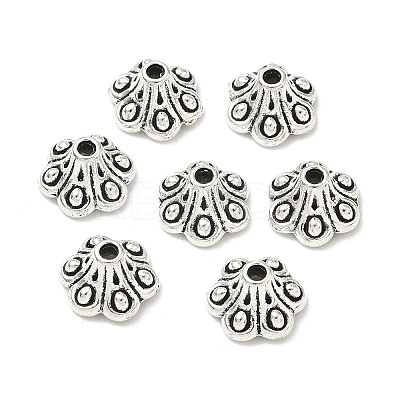 Tibetan Style Bell Filigree Bead Caps LS-TIBE-A23845-AS-FF-1