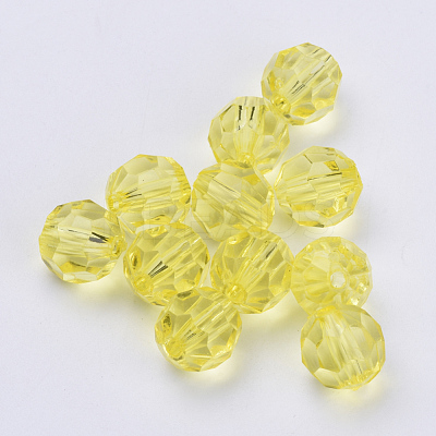 Transparent Acrylic Beads TACR-Q257-10mm-V21-1