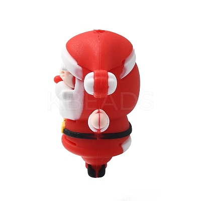 Christmas Theme Silicone Focal Beads SIL-L007-01B-1