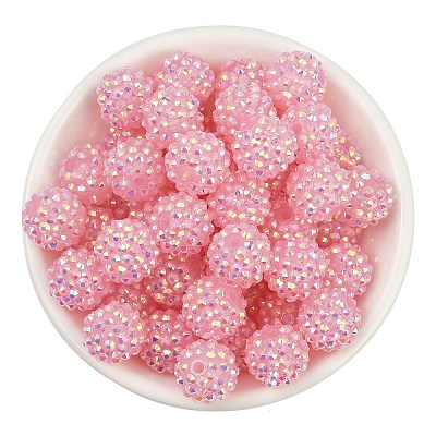 AB-Color Resin Rhinestone Beads RESI-S315-14x16-19-1
